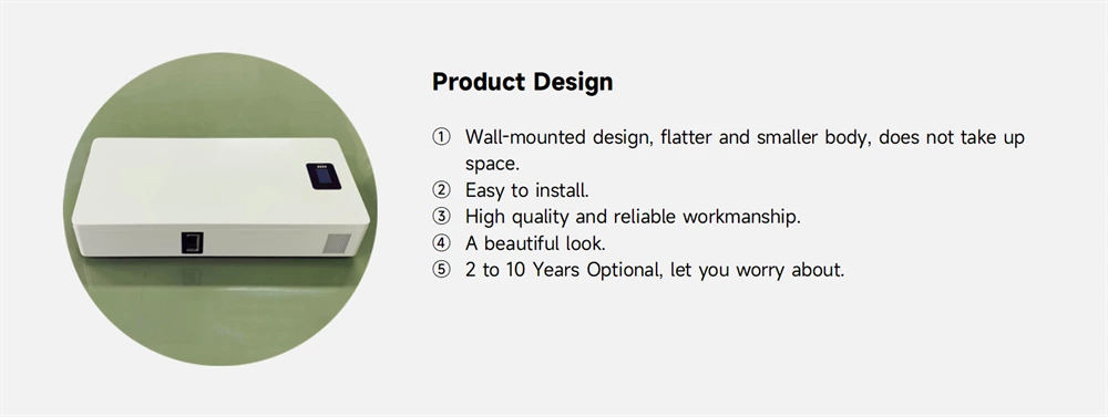 5kWh/10kWh Wall-mounted Solid-state Energy Storage System Battery