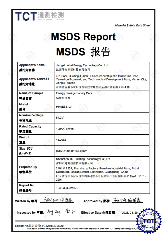 MSDS